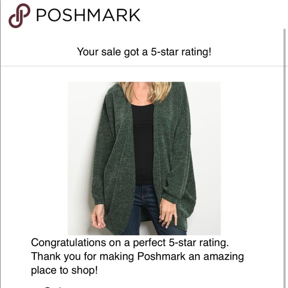 Long sleeve  knit sweater cardigan. - Picture 4 of 6